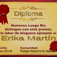 Diploma Bloguera ejemplar