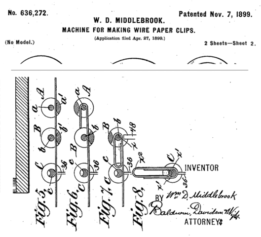 Middlebrook_paperclip_machine_patent