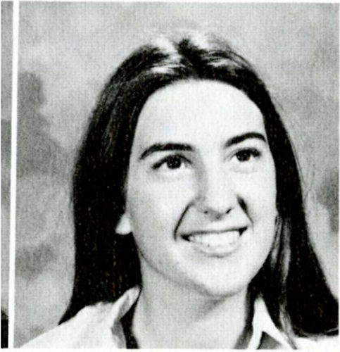 Carly Fiorina foto anuario instituto 1972